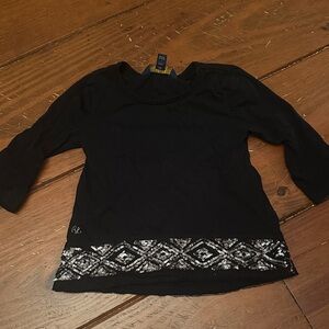 EUC Girls Ralph Lauren 3/4 sleeve shirt - size 5